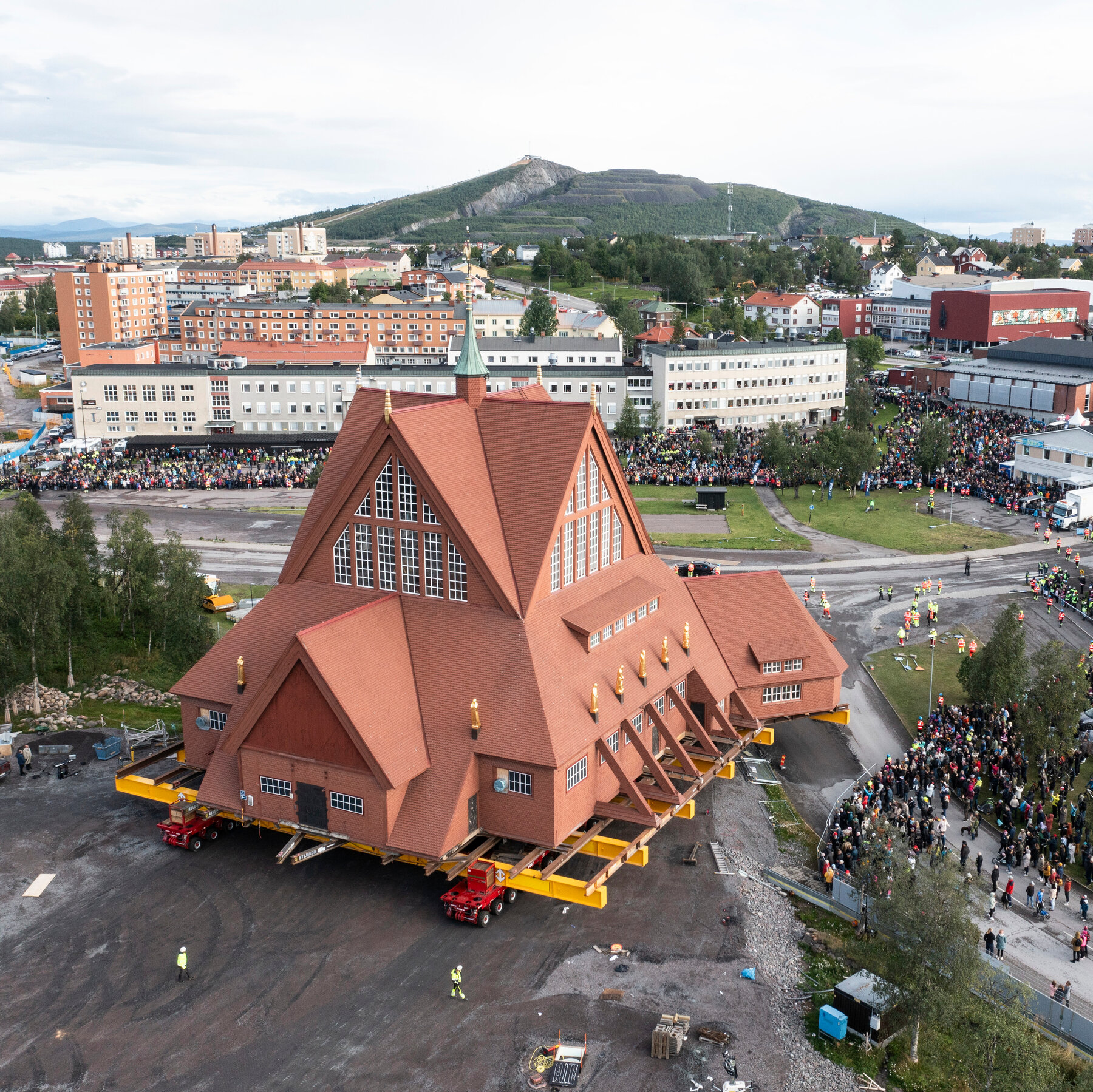 Historic Kiruna Church Relocates to Preserve Heritage and Safety