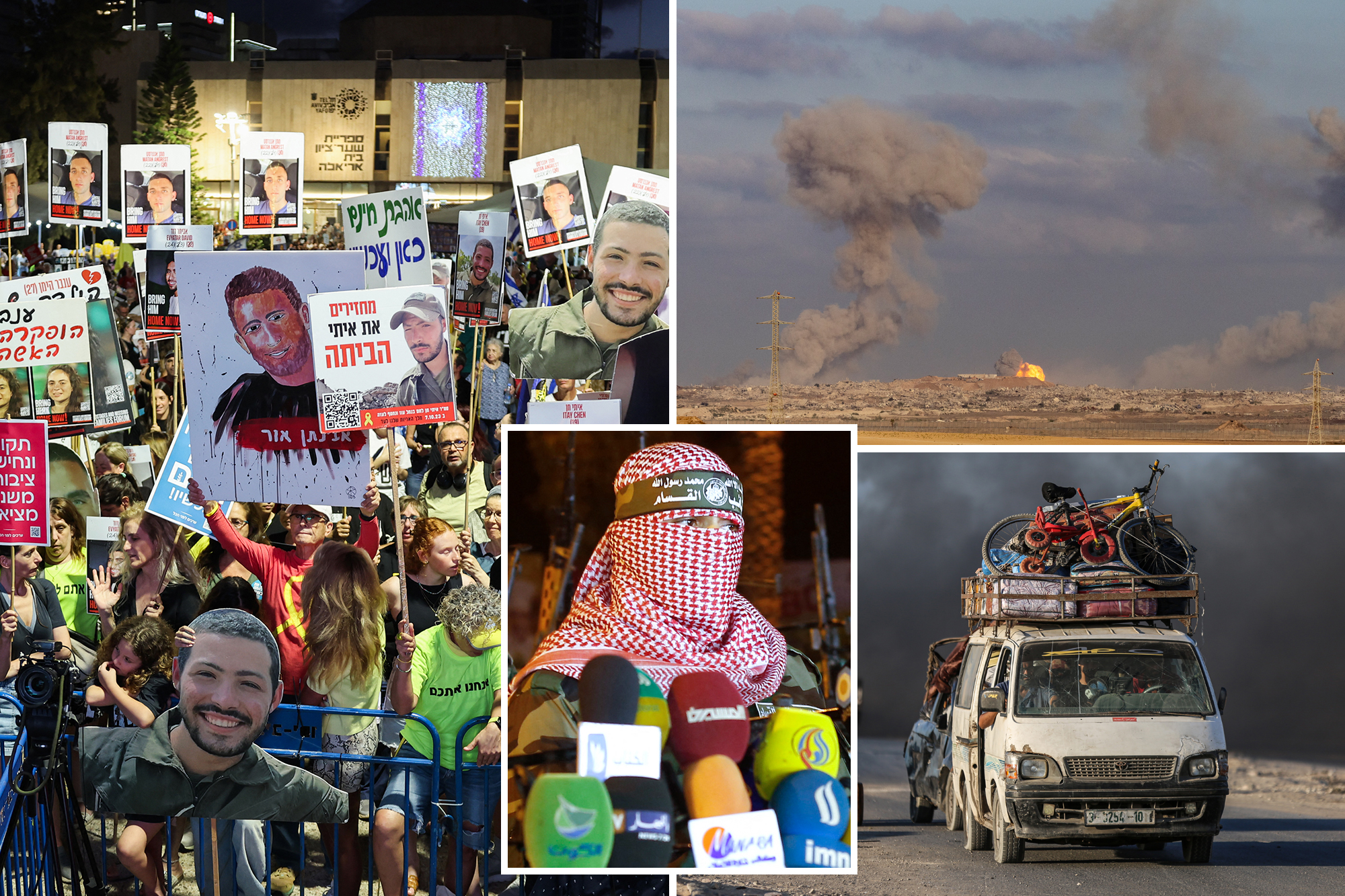 Israel Launches Heavy Airstrikes on Gaza City, Targets Hamas Leaders