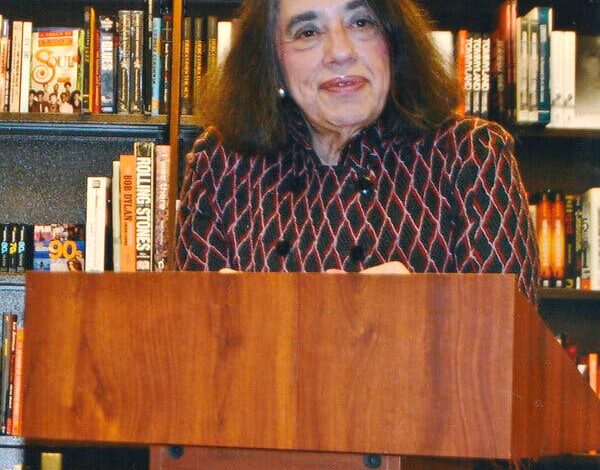 Joan Mellen, Influential Author and Critic, Passes Away at 83