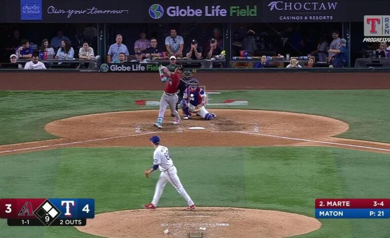 Ketel Marte Crushes Clutch HR, Leads Diamondbacks to 6-4 Win