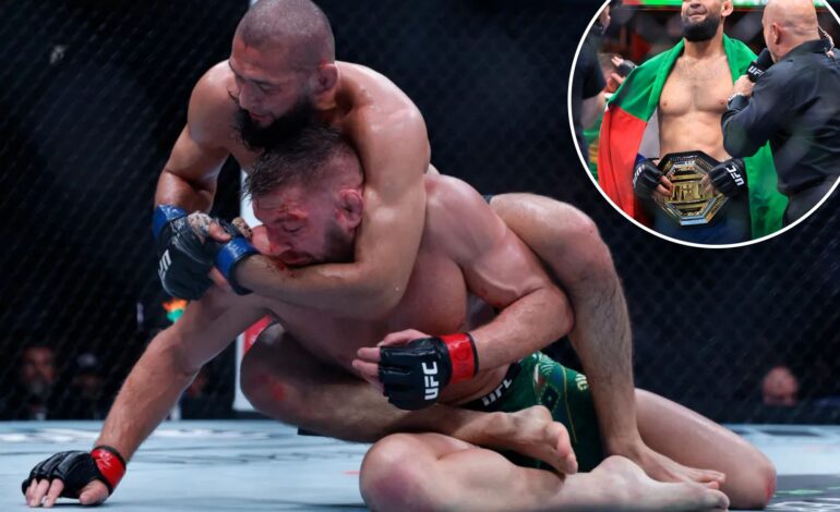 Khamzat Chimaev Captures Middleweight Belt at UFC 319