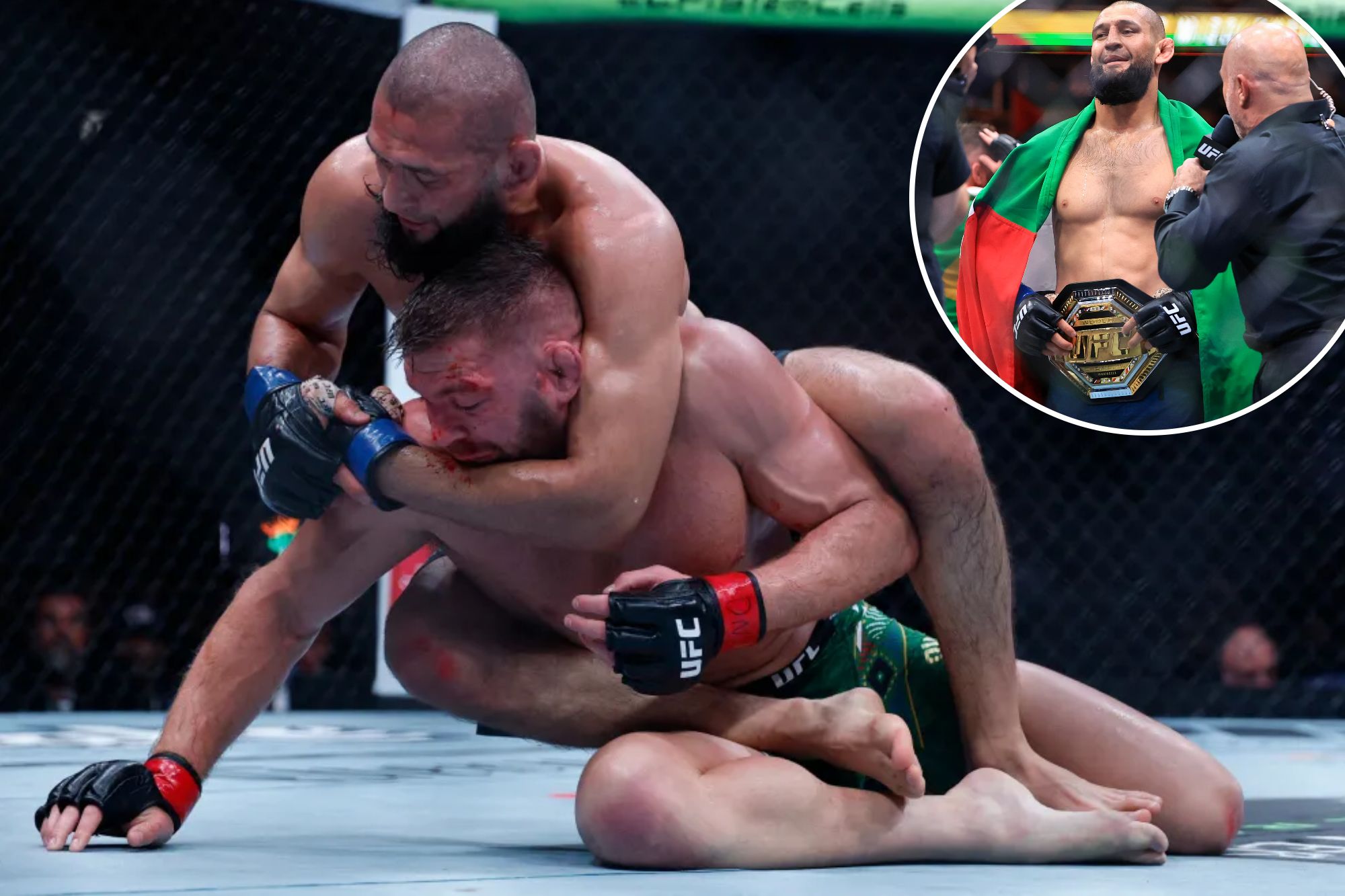 Khamzat Chimaev Captures Middleweight Belt at UFC 319