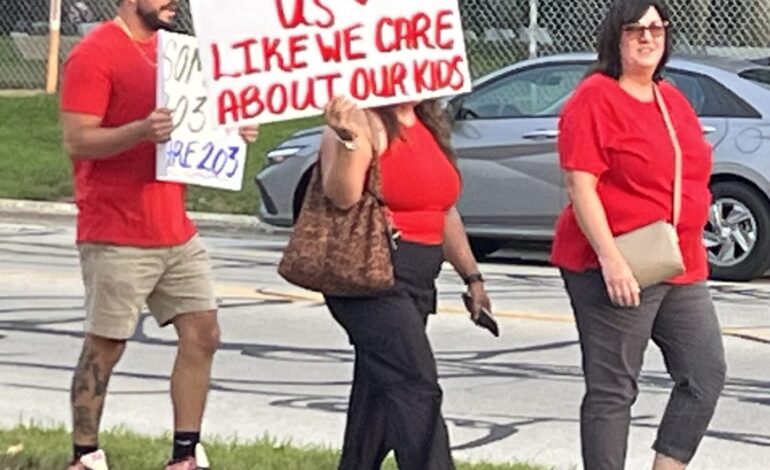 Naperville District 203 Teachers Set Strike Date for Tuesday