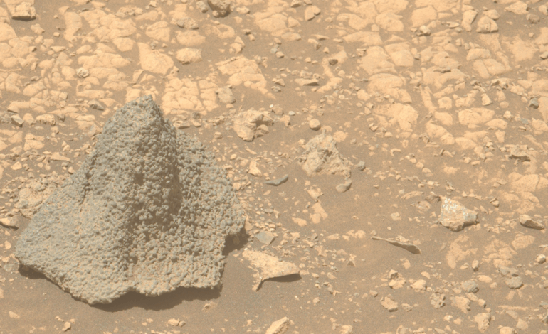 NASA’s Perseverance Rover Discovers Helmet-Shaped Rock on Mars