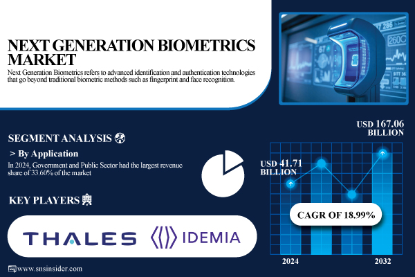 Next Generation Biometrics Market Expected to Reach $167 Billion by 2032