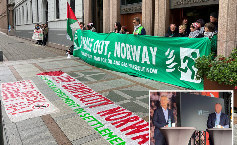 Norway’s Election Battle Centers on Israel Investments Debate