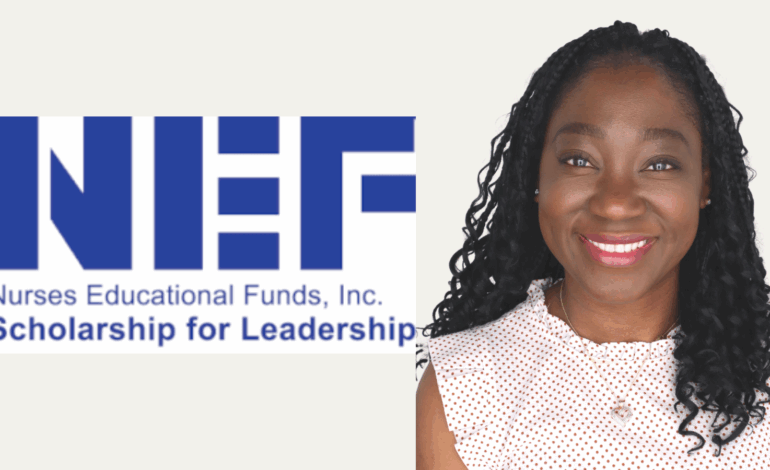 Nursing Student Ayo Adebiyi Awarded Scholarship for 2025-2026