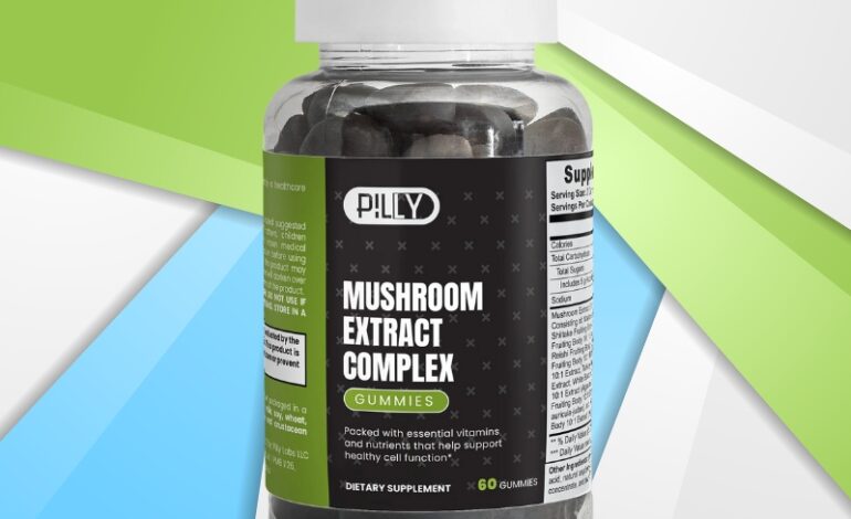 Pilly Labs Launches Mushroom Gummies for ADHD and Wellness Boost