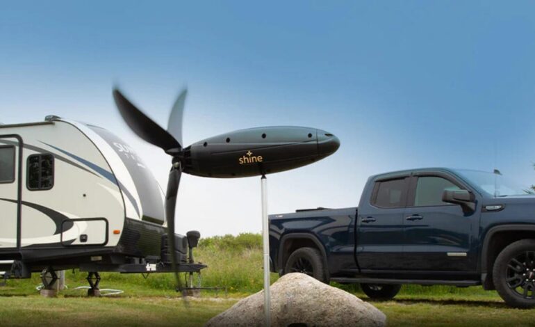 Portable Wind Generators Launch: Can Shine Turbine Replace Solar?