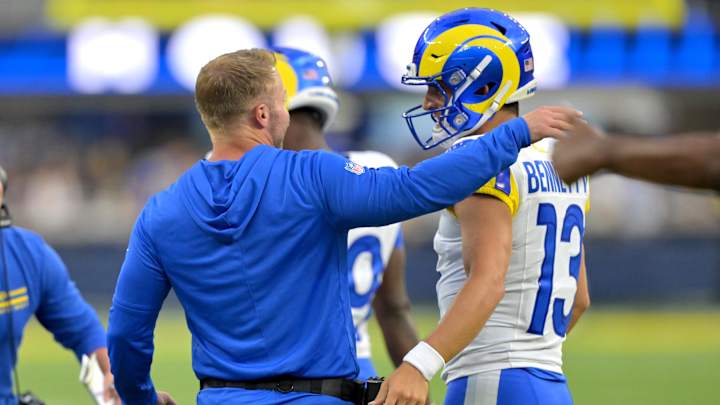 Rams Coach McVay Addresses Stafford’s Health Ahead of Final Preseason