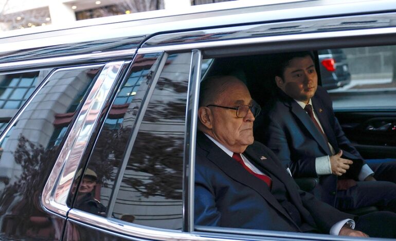 Rudy Giuliani Injured in New Hampshire Car Crash While Helping Victim