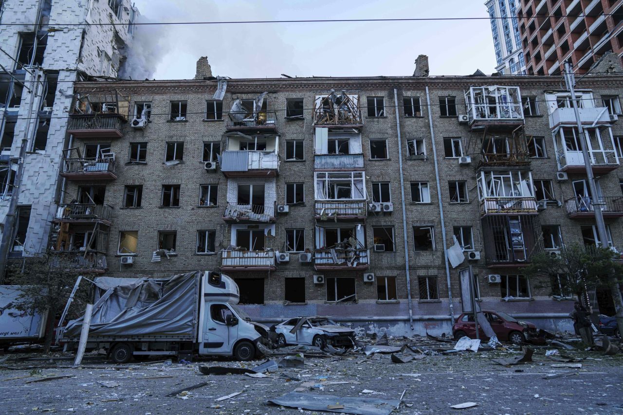 Russia Launches Massive Missile Attack on Kyiv, Killing 14