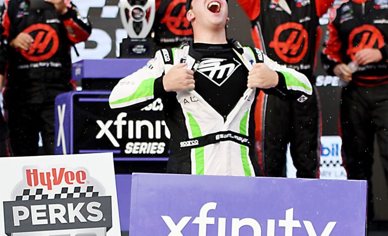 Sam Mayer Dominates Hy-Vee Perks 250 for Back-to-Back Win