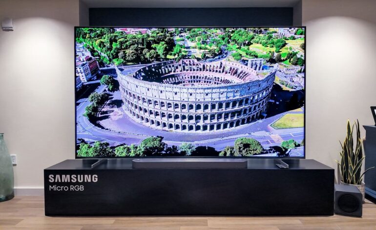 Samsung Unveils $30,000 Micro RGB TV: A New Era in Display Tech