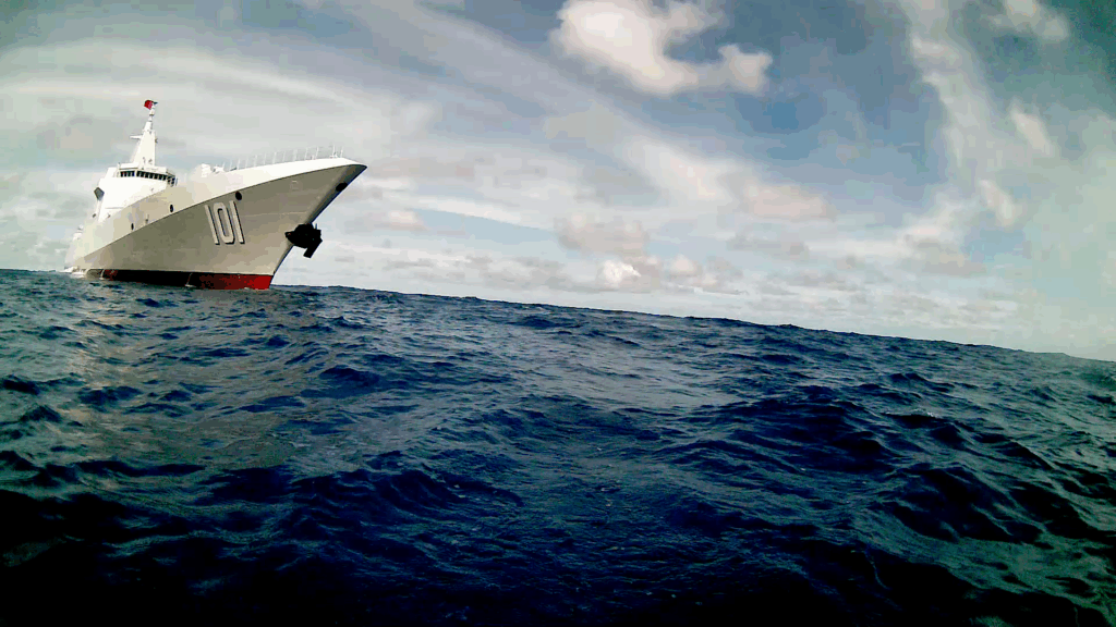 Seasats Drone Shadows Chinese Warship During Pacific Transit