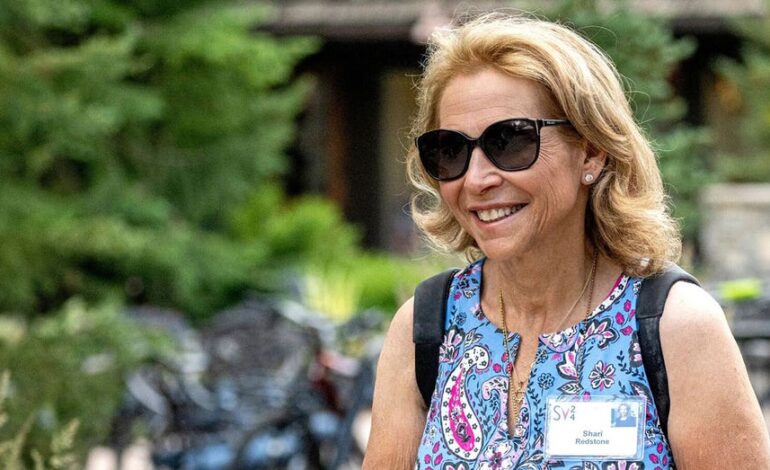 Shari Redstone Reacts to Urgent $16M Trump Settlement Clearing Merger