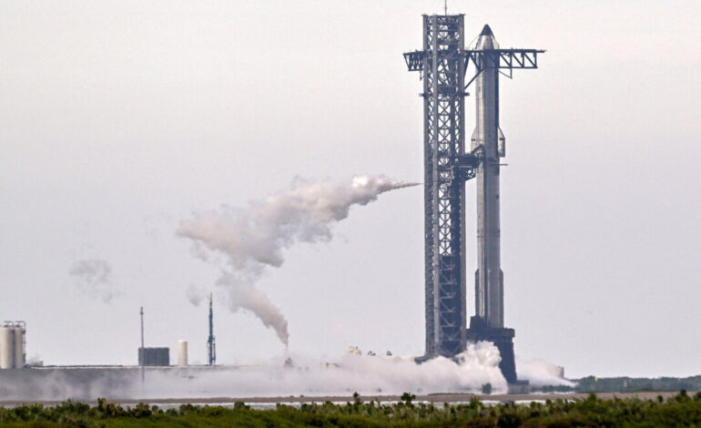SpaceX Delays Starship Launch Again Due to Adverse Weather