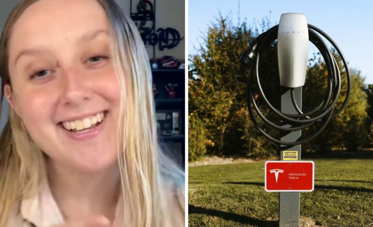 Stormy Dilemma: EV Driver Faces Charging Fees Amid Downpour