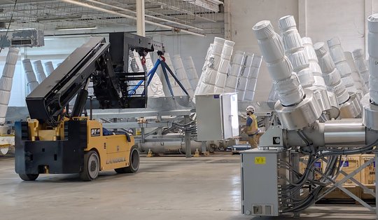 Takkion Expands Warehouse Space for Wind Turbine Components