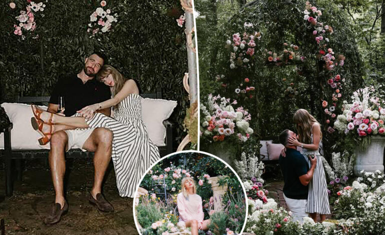 Taylor Swift and Travis Kelce Get Engaged in Enchanted Garden
