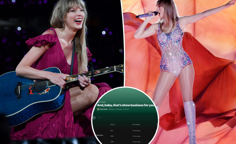 Taylor Swift Reveals New Album Title, Drops Clues on Spotify