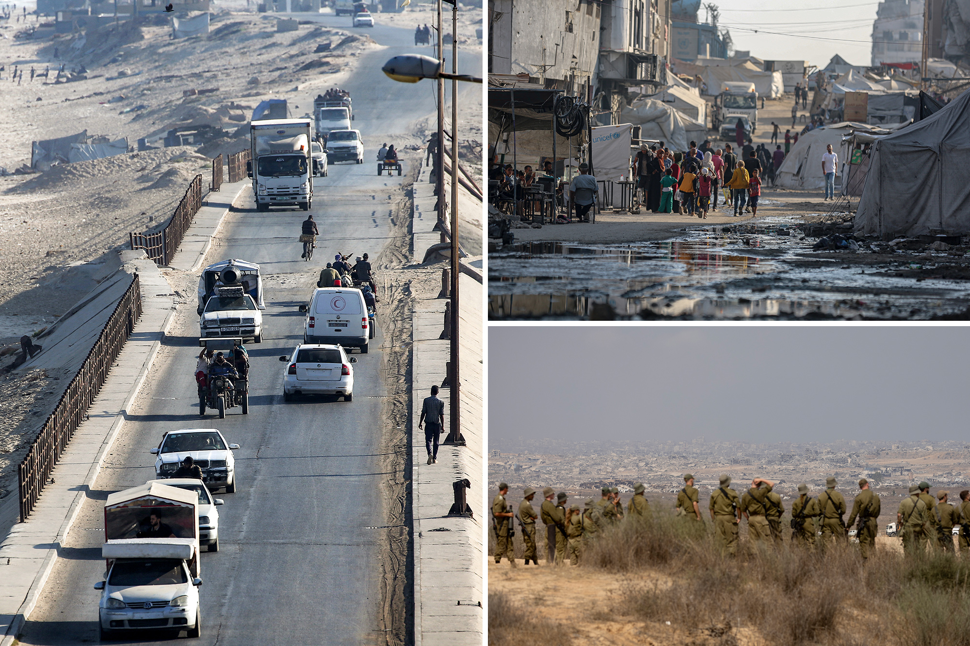 Tens of Thousands Flee Gaza City as Israel Reduces Aid