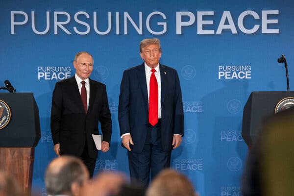 Trump and Putin’s Brief Meeting Yields No Progress on Ukraine