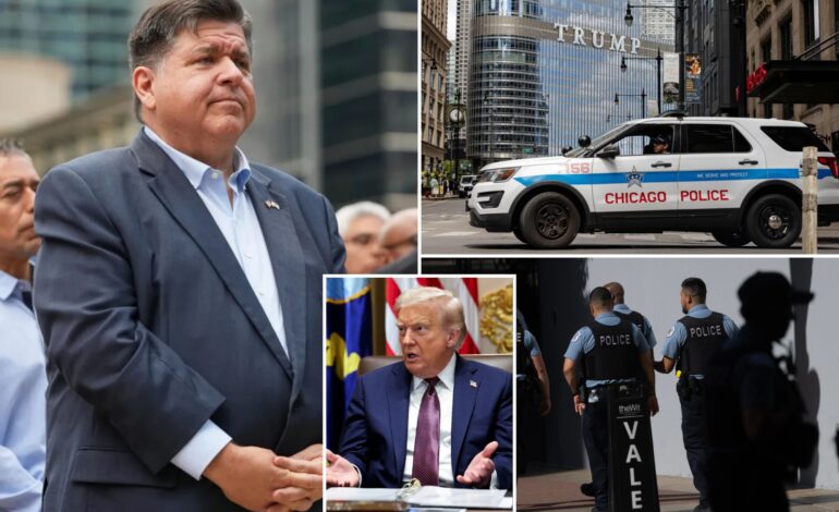 Trump Targets Pritzker Over Chicago Crime Wave as Tensions Rise