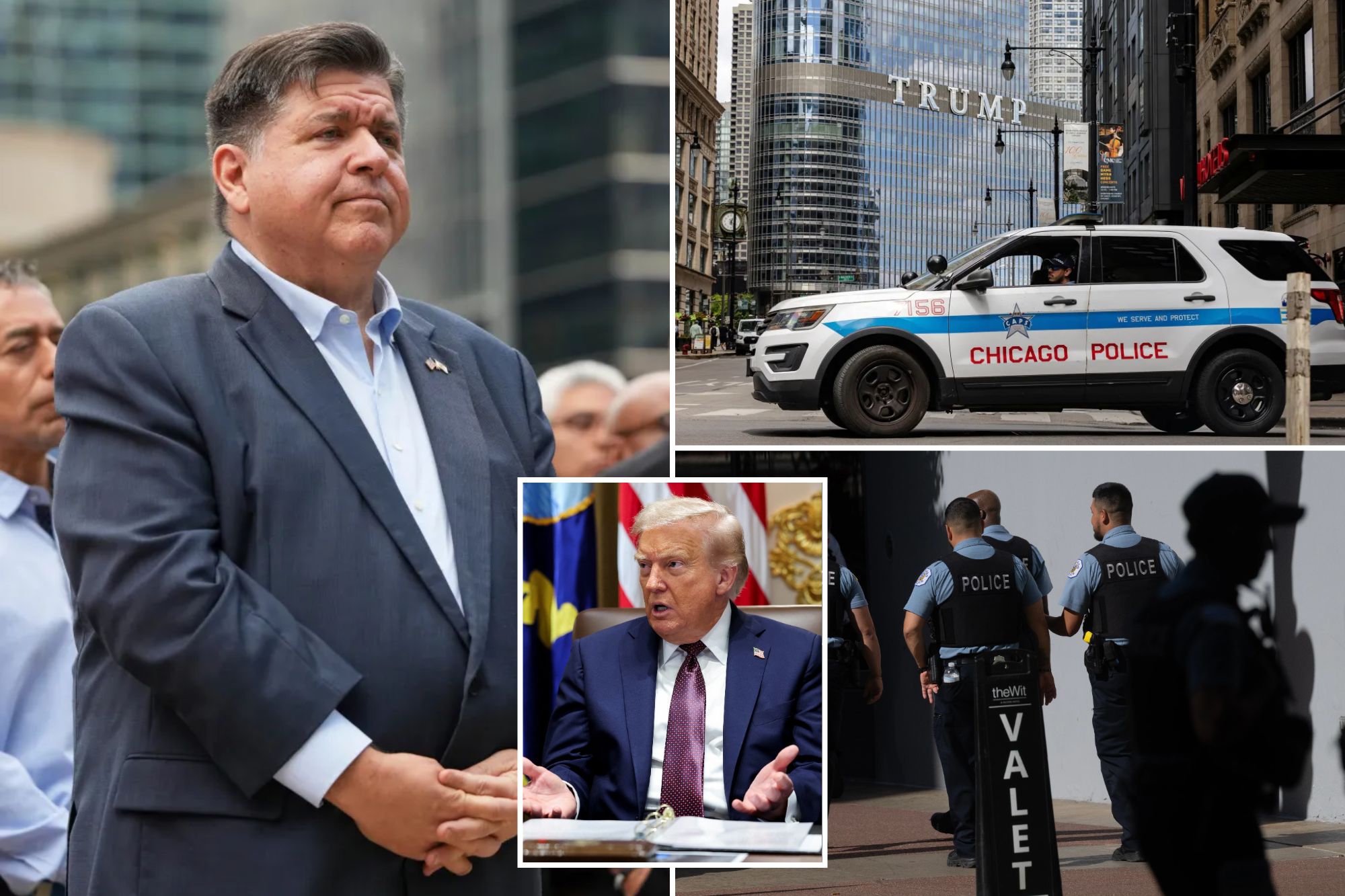 Trump Targets Pritzker Over Chicago Crime Wave as Tensions Rise