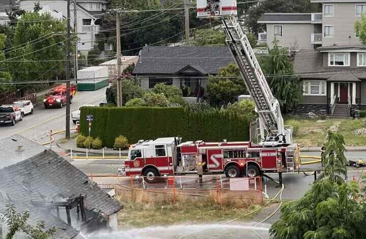 Urgent Update: New Westminster Crews Battle Major Fire