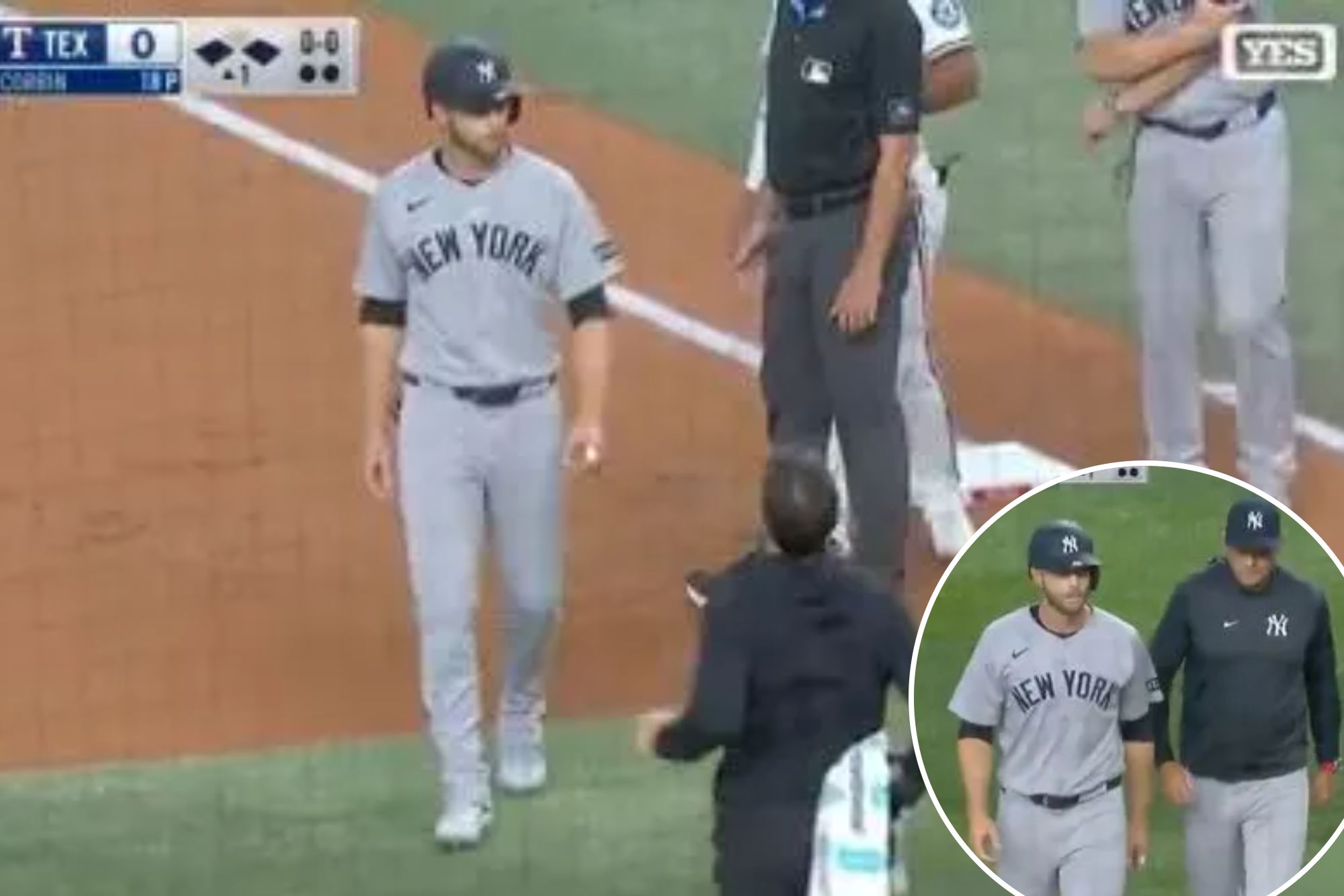 Yankees’ Austin Slater Exits Game Early with Hamstring Injury