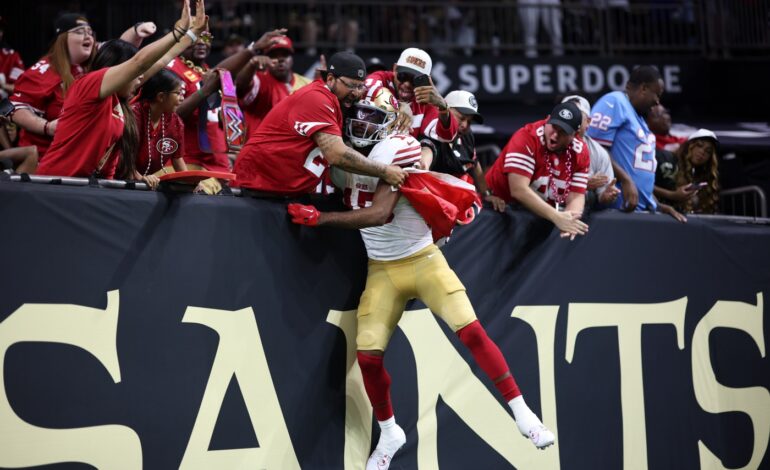 49ers Face Challenges with Purdy, Jennings Inactive Against Cardinals