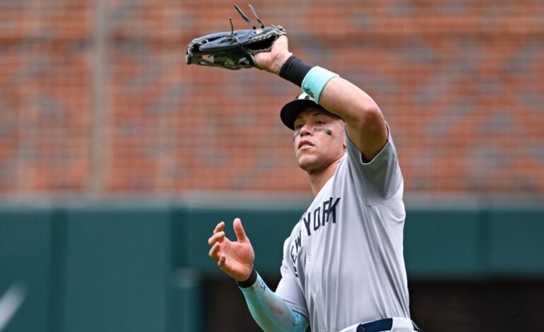 Aaron Judge Returns to Outfield Against Blue Jays Today!