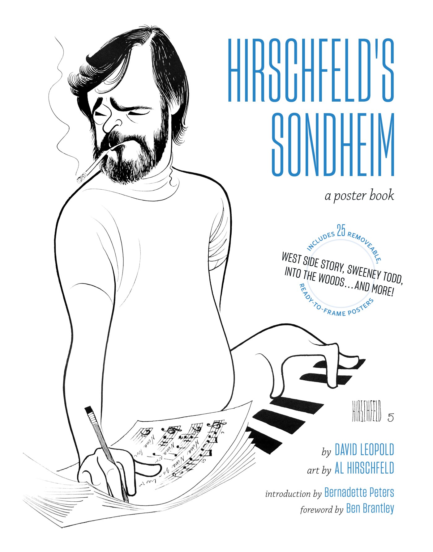 Al Hirschfeld’s Artistic Tribute to Stephen Sondheim Released