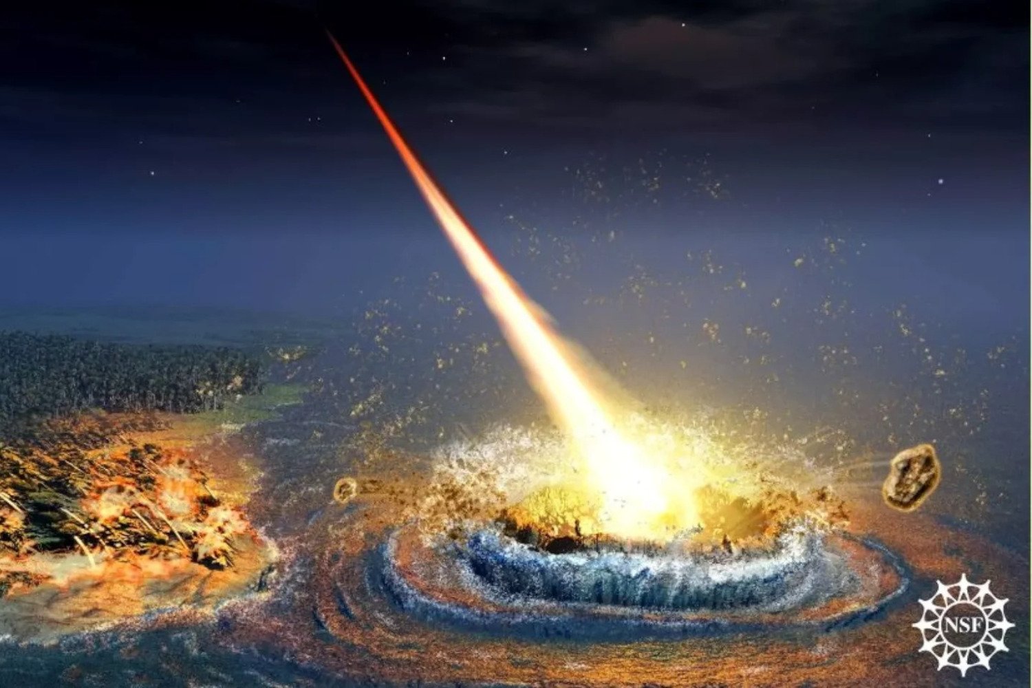 Ancient Asteroid Impact Revealed: Tsunami Evidence Found in North Carolina