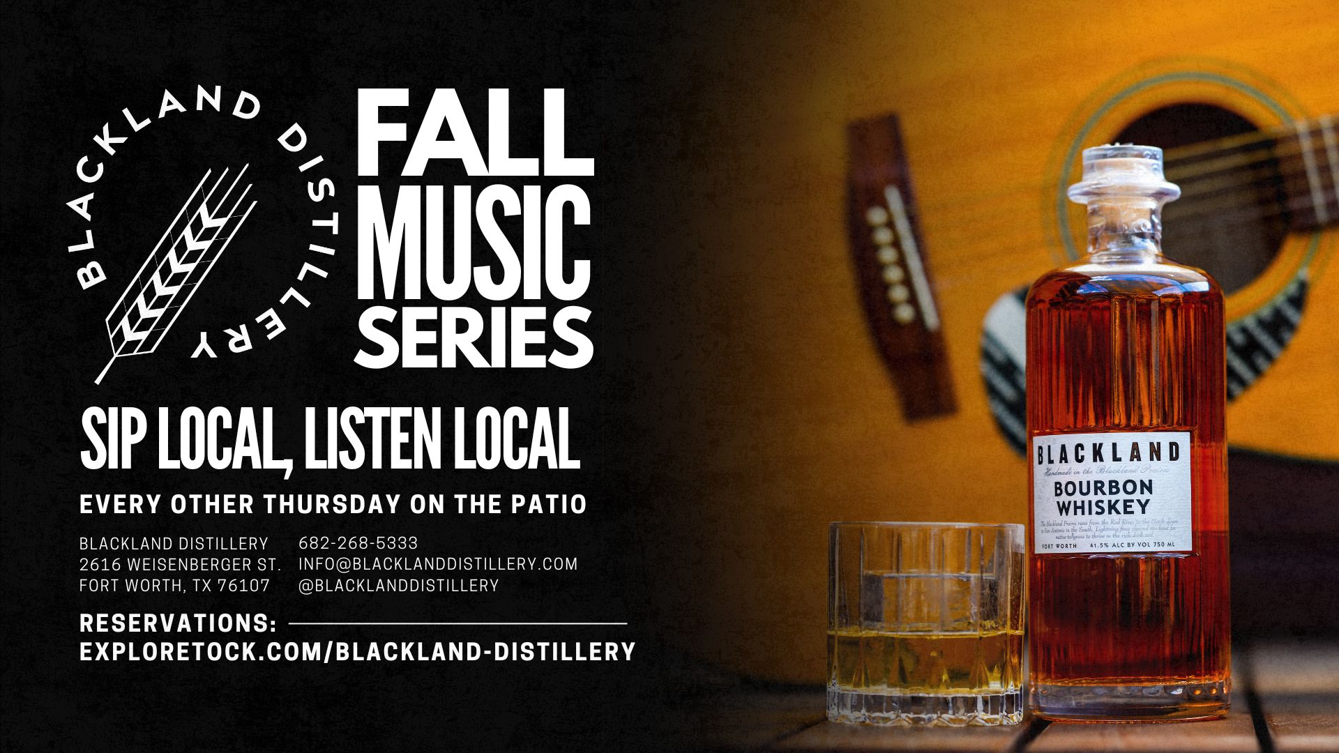 Blackland Fall Music Series Kicks Off with Live Performances