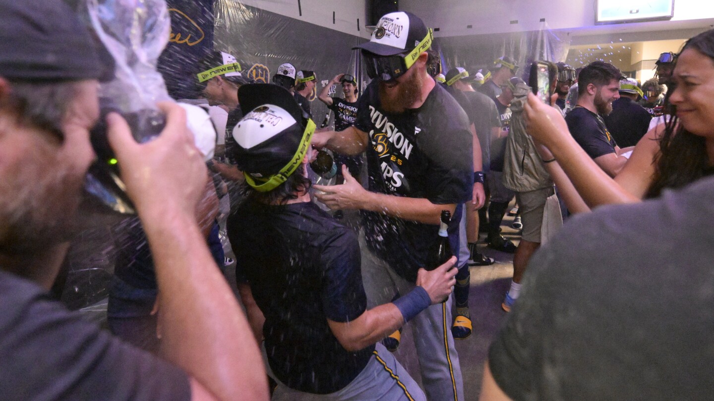 Brewers Clinch Third Straight NL Central Title Amid Celebrations