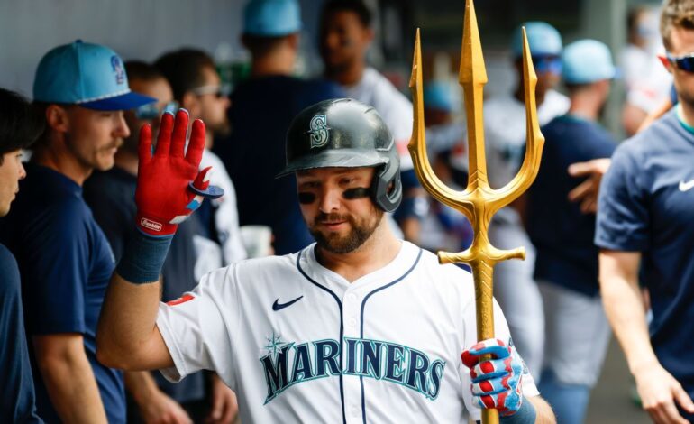 Cal Raleigh Ties Mantle with 54th HR, Sets Catcher Record