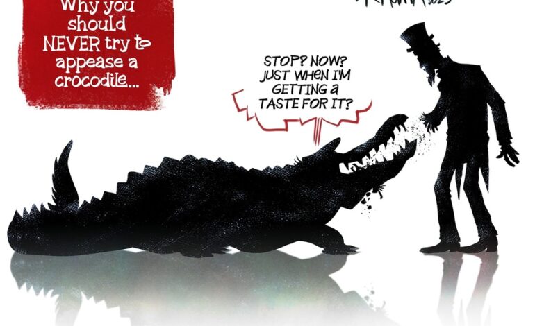 Cartoonist Pedro Molina Critiques Political Turmoil with Humor