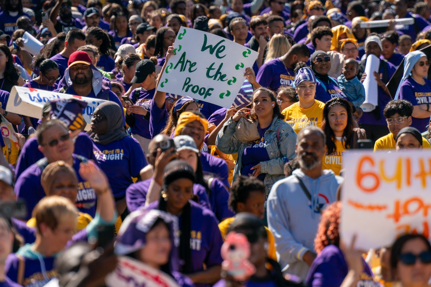 Charter School Supporters Rally in NYC Against Mayoral Frontrunner