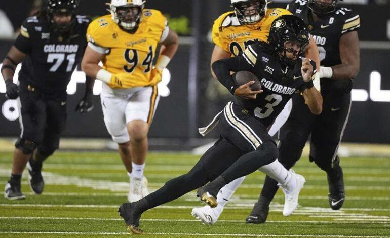 Colorado’s Kaidon Salter Throws 3 TDs in 37-20 Win Over Wyoming