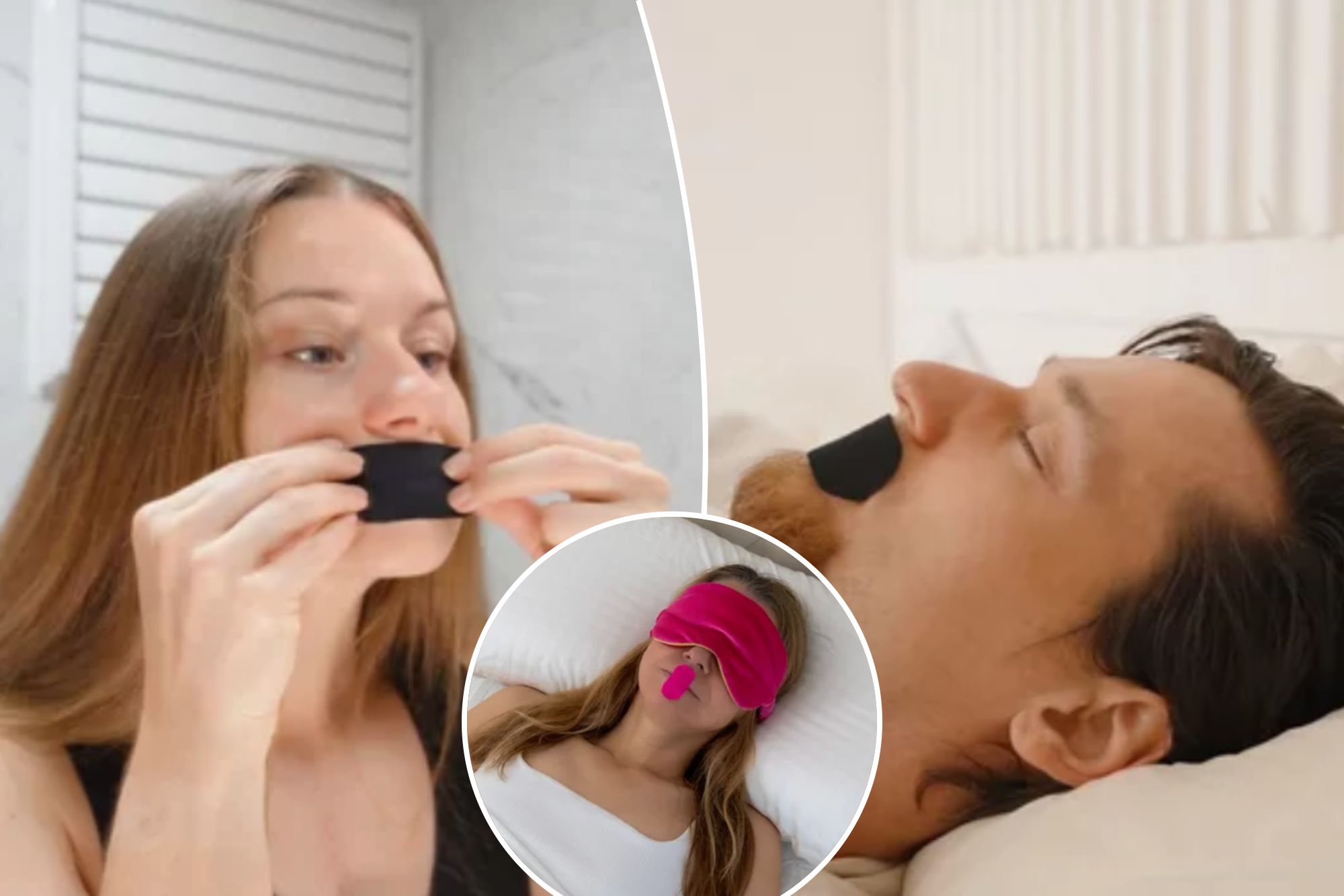 Doctors Warn Against Dangerous Nighttime Mouth Taping for Sleep
