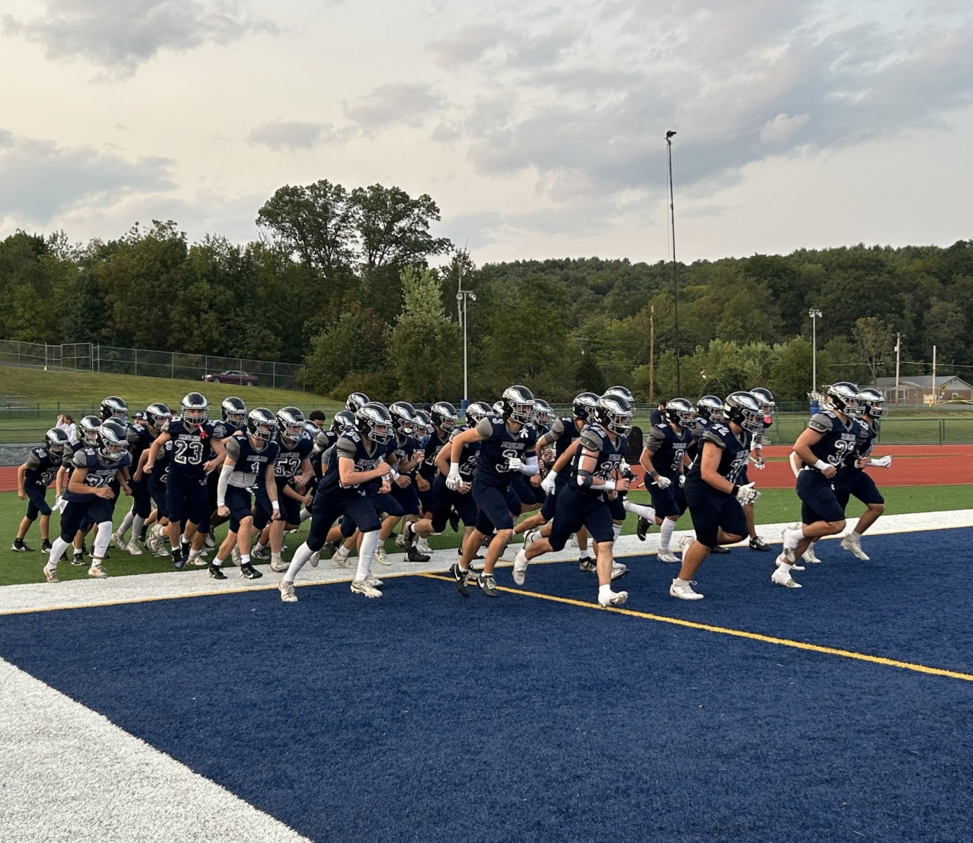 Eagles Dominate Jim Thorpe 47-0 for First Win of Season