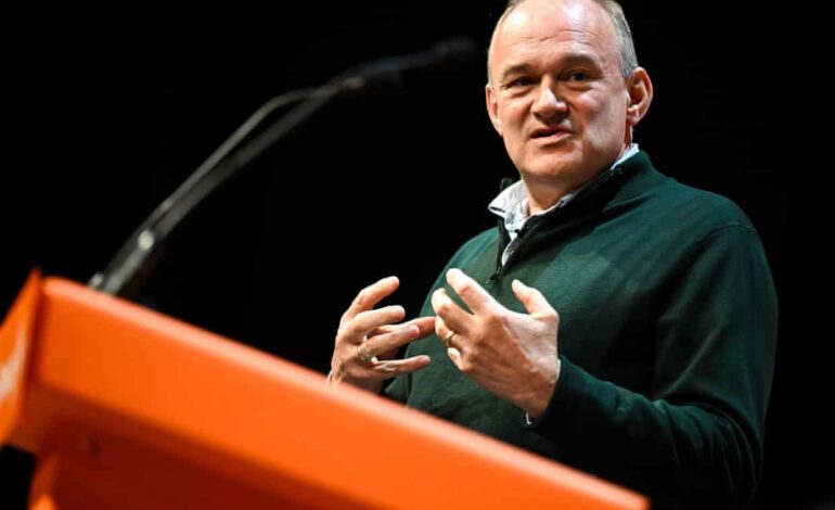 Ed Davey Critiques Trump Administration at Lib Dem Conference