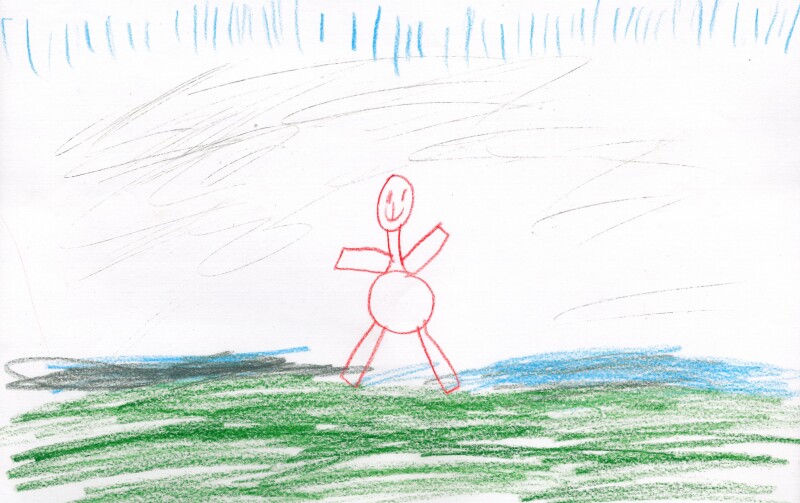First Graders Showcase Weather Art for Labor Day Celebration