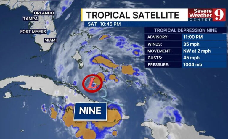 Florida Braces for Tropical Depression Nine as Humberto Hits Category 5