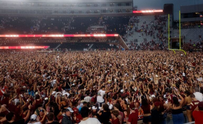 Florida State Fined $50K for Storming Field After Upset Win