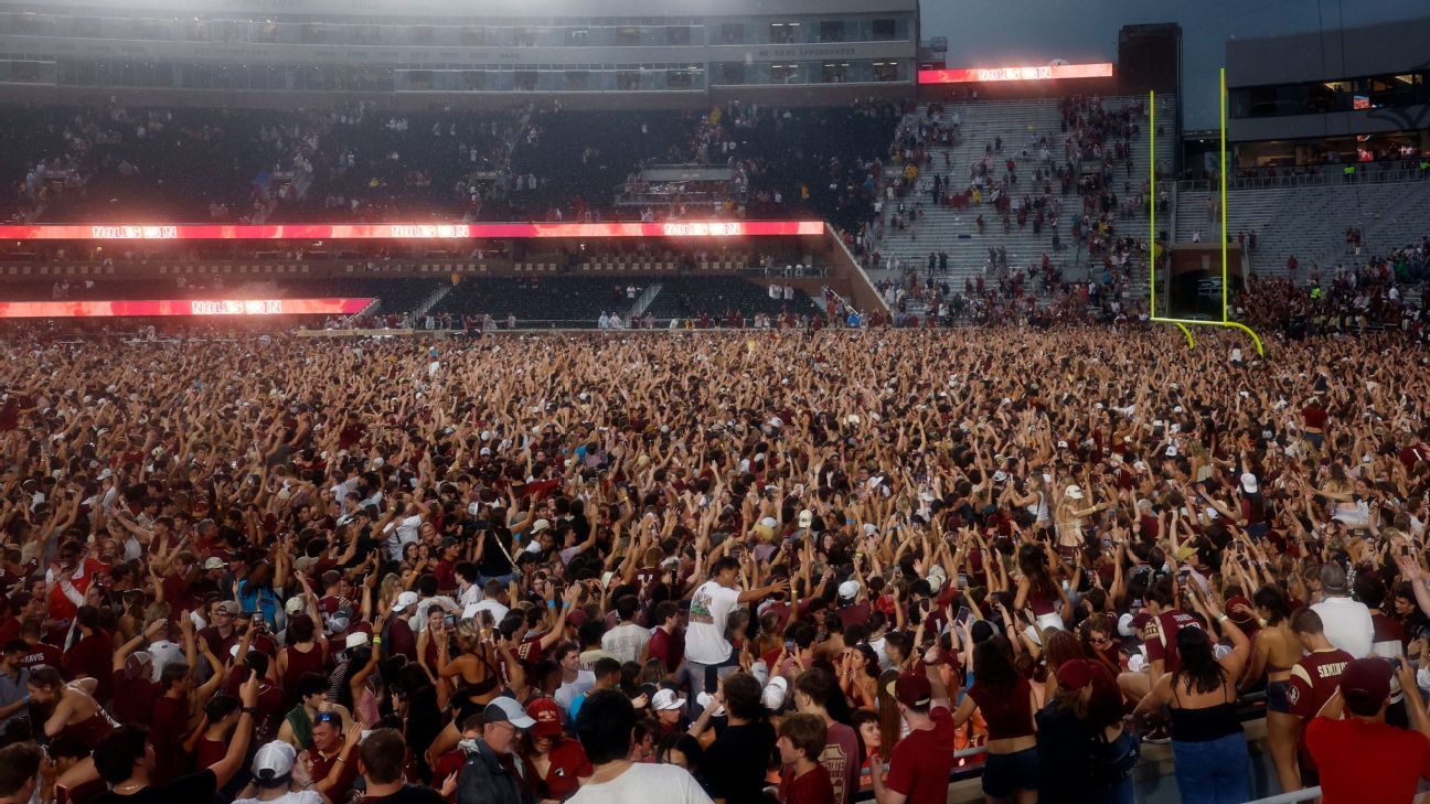 Florida State Fined $50K for Storming Field After Upset Win