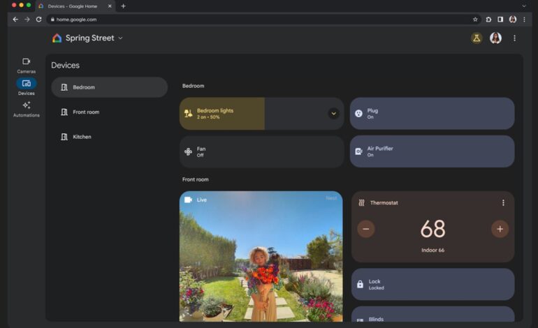Google Home Web Interface Enhances User Experience with New Controls