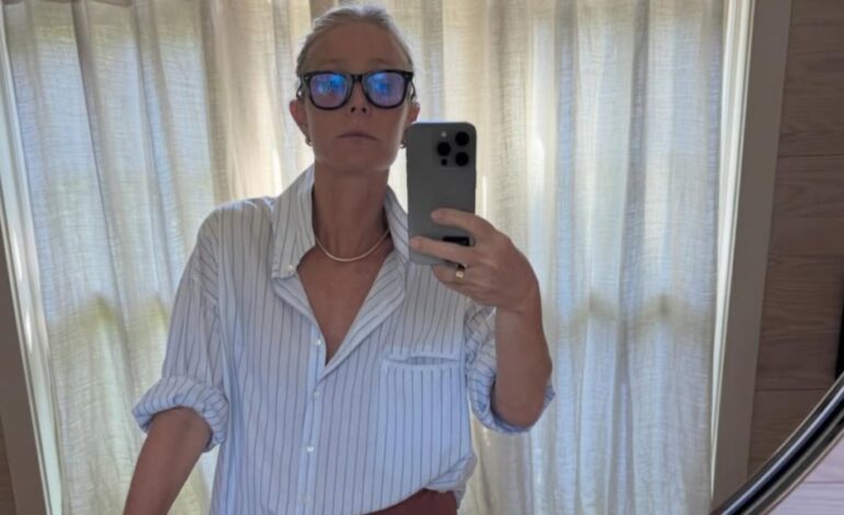 Gwyneth Paltrow’s Viral Underwear Selfie Sparks Social Media Buzz